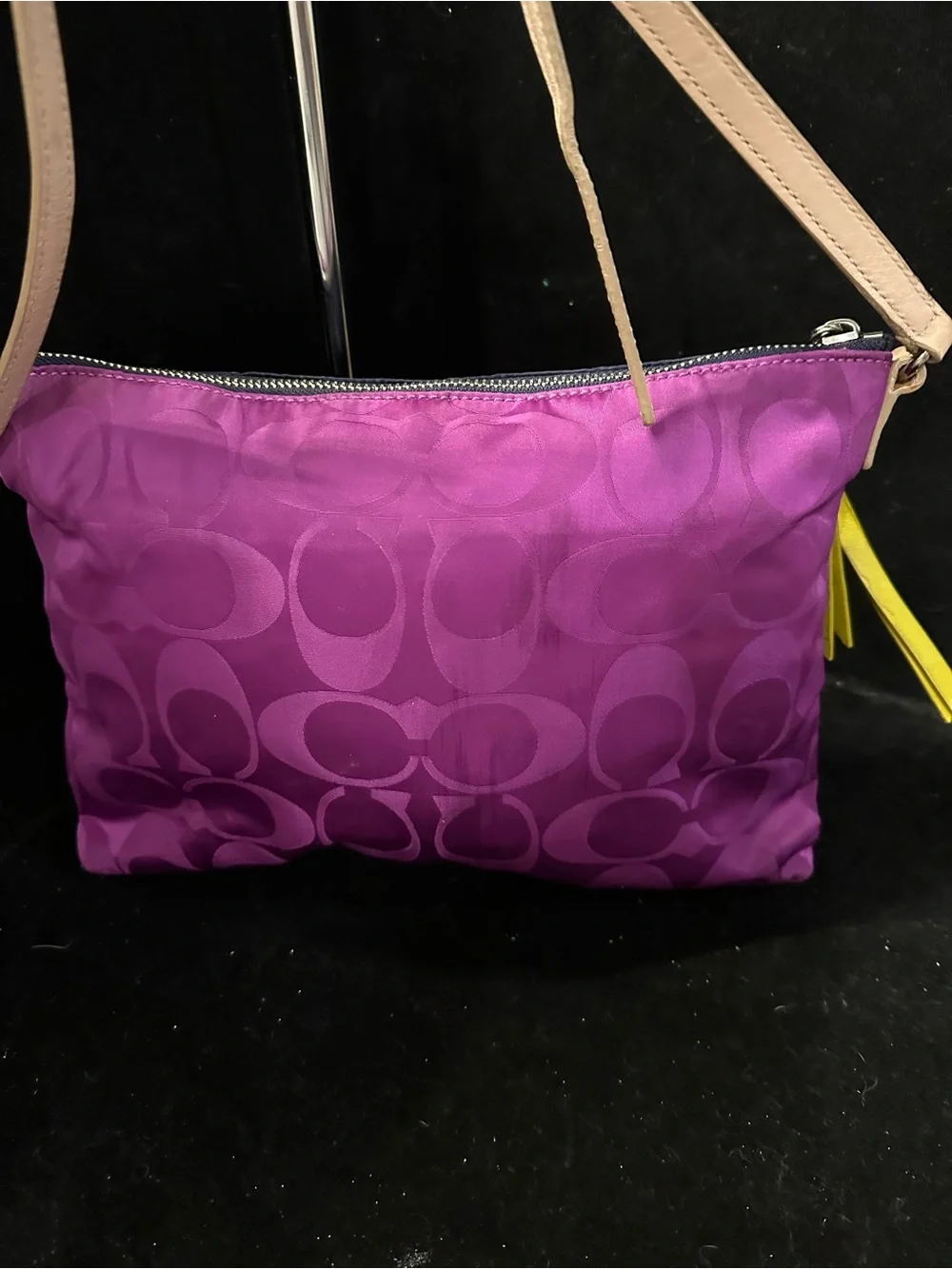 Coach #178 Legacy Weekend Colorblock Signature Nylon Hippie Crossbody